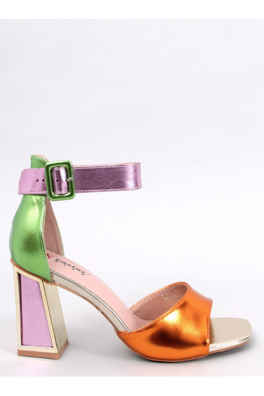 Scarpe col tacco colorate ARANCIONE...