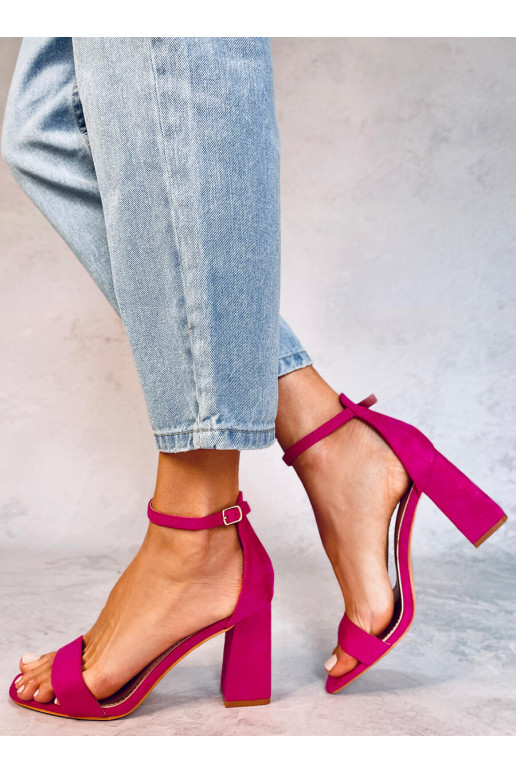 Scarpe rosa col tacco AISHA