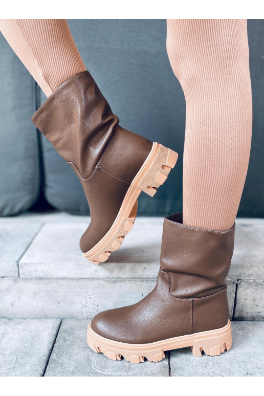 Stivali marroni da donna JOWITA GREEN