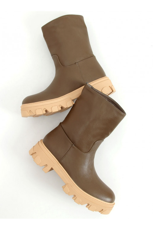 Stivali marroni da donna JOWITA GREEN