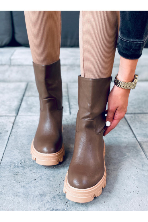 Stivali marroni da donna JOWITA GREEN