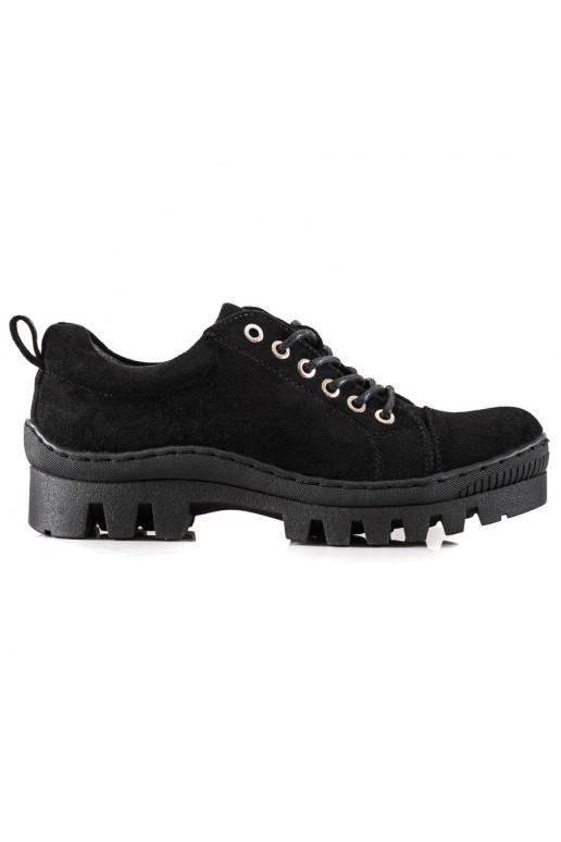 Scarpe nere con plateau S. Barski