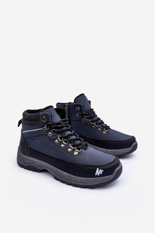 Scarponi da trekking riscaldati da uomo Westtide blu scuro