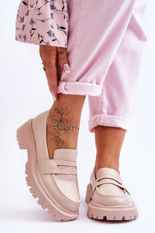 Mocassini con plateau massiccio in... Mocassini con plateau massiccio in...