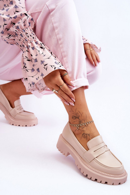 Mocassini con plateau massiccio in... Mocassini con plateau massiccio in...