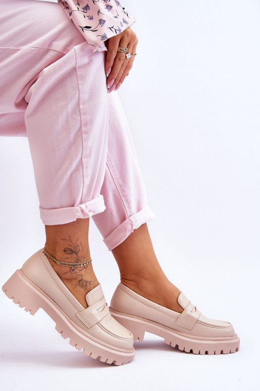 Mocassini con plateau massiccio in... Mocassini con plateau massiccio in...