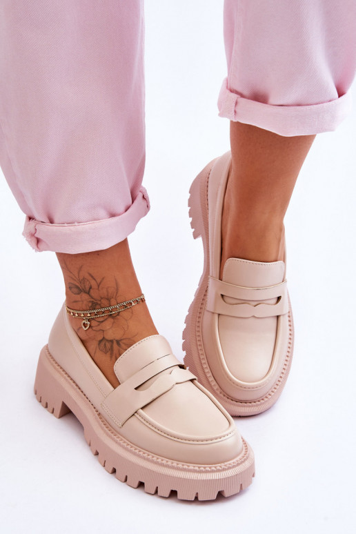 Mocassini con plateau massiccio in... Mocassini con plateau massiccio in...