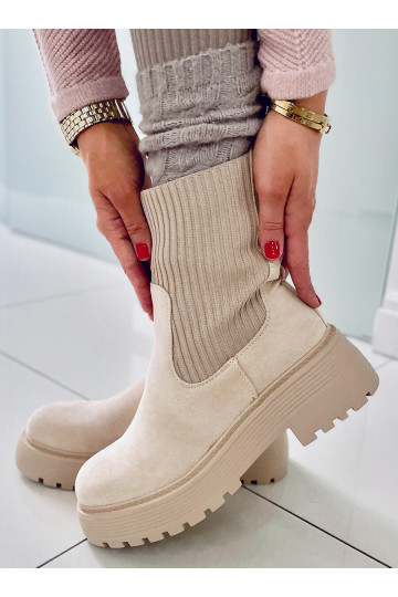 Stivali elastici INVERNI BEIGE 2