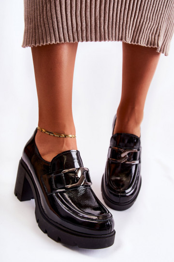 scarpe con tacco colore nero Harmell 2