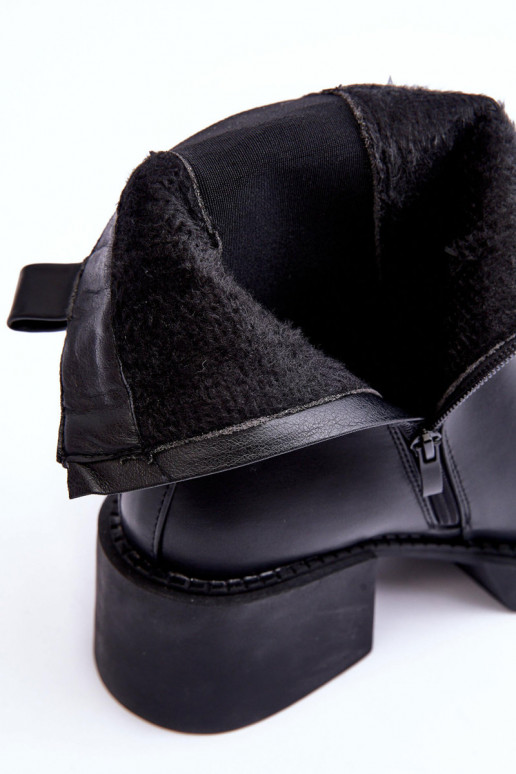 stivali eleganti con tacco largo in... stivali eleganti con tacco largo in...