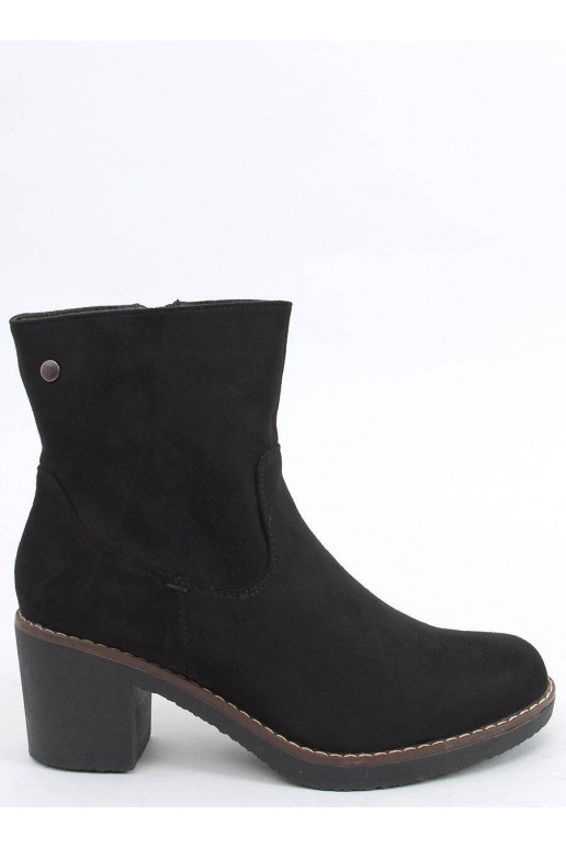 Scarpe con tacco in gomma di colore nero LINZI BLACK