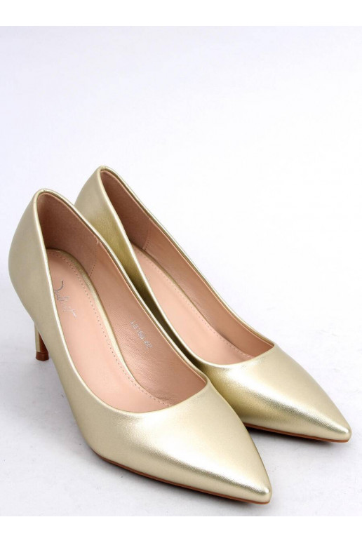 Scarpe col tacco color oro SHANNON GOLD
