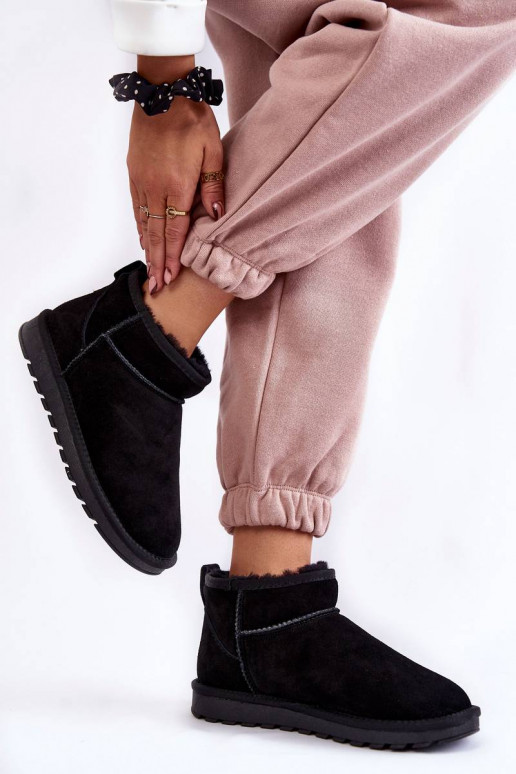 Stivali da neve Shelie in pelle...