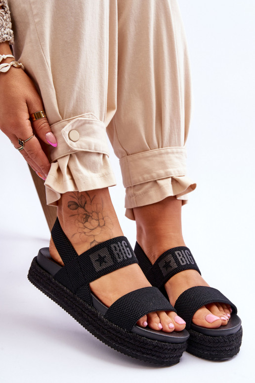 Sandali neri del modello Big Star