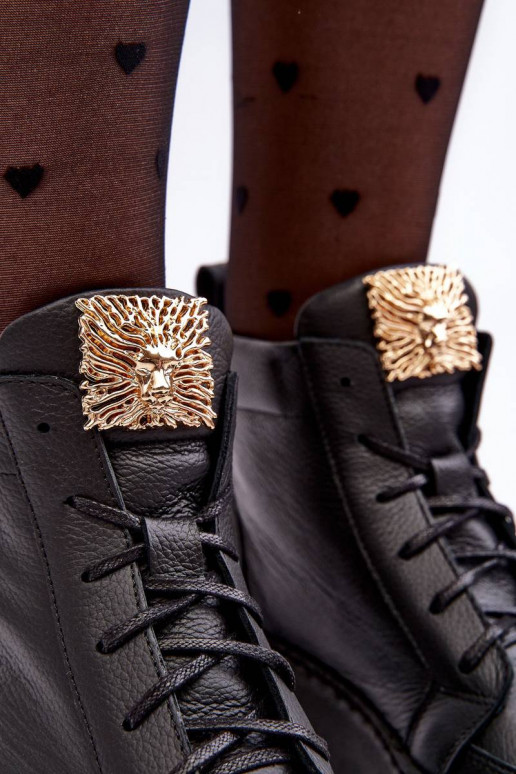 Stivaletti stringati colore nero Nicole Stivaletti stringati colore nero Nicole