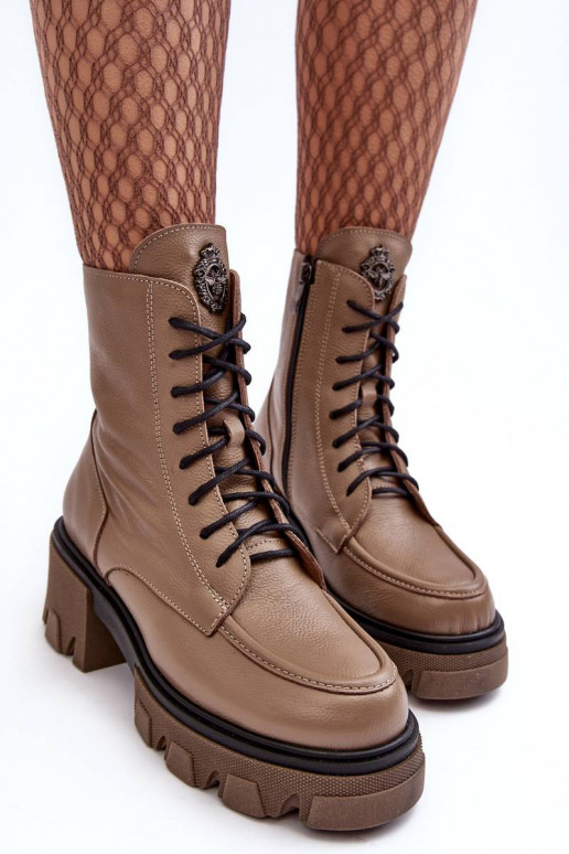 Stivali riscaldati colore marrone Rehin