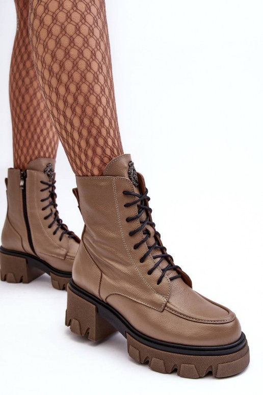 Stivali riscaldati colore marrone Rehin