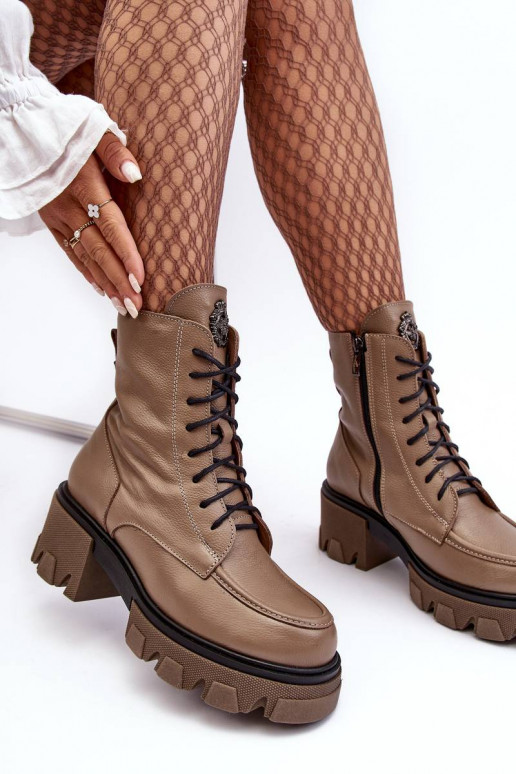 Stivali riscaldati colore marrone Rehin