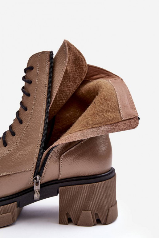 Stivali riscaldati colore marrone Rehin