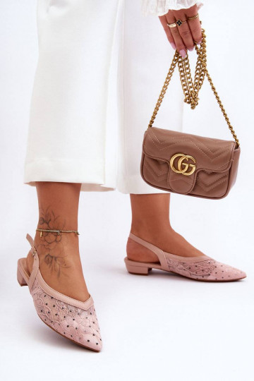Ballerine con pois in colore rosa Adore 2