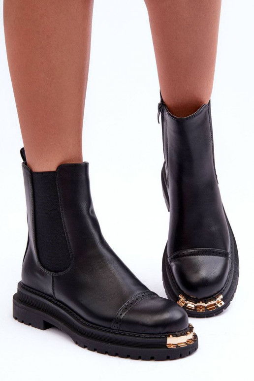 Stivali da donna di colore nero Nialee