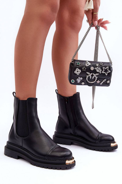 Stivali da donna di colore nero Nialee