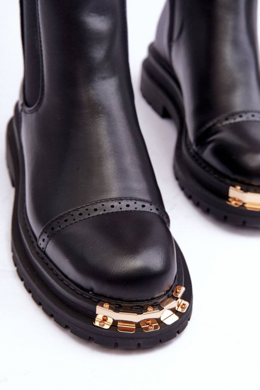 Stivali da donna di colore nero Nialee