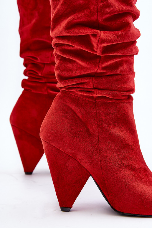 Stivali lunghi in camoscio Lu Boo... Stivali lunghi in camoscio Lu Boo...