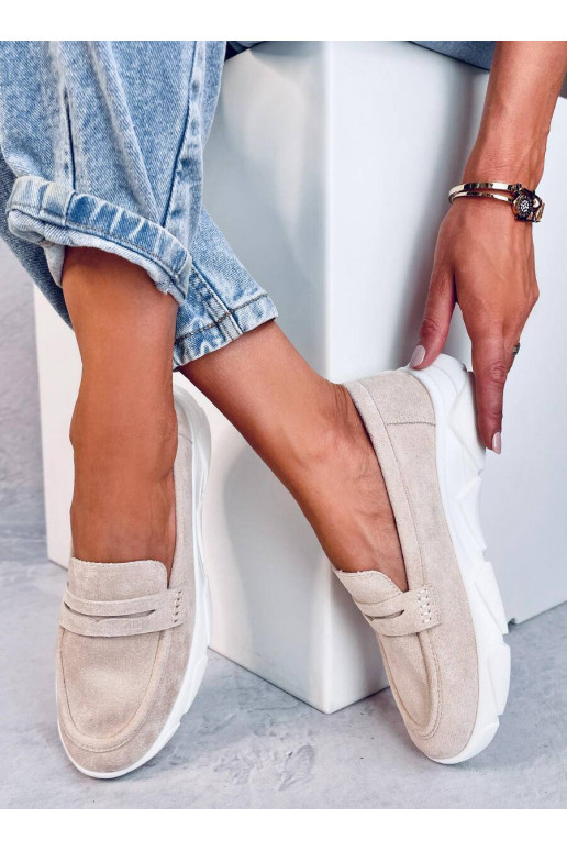 Mocassini con suola morbida HICKS BEIGE