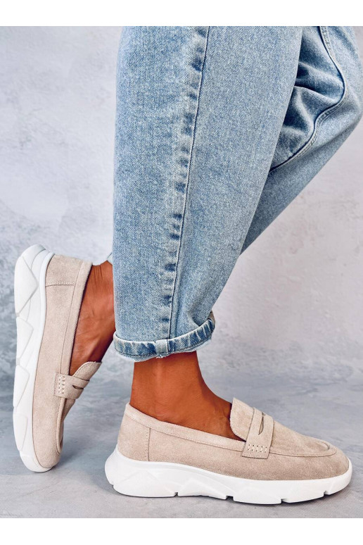 Mocassini con suola morbida HICKS BEIGE