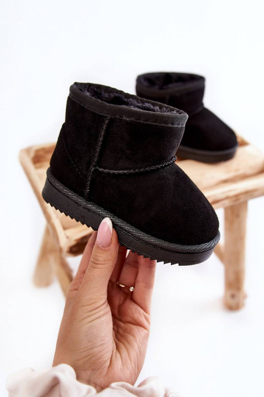 Caldi stivali invernali per bambini in colore nero Gooby
