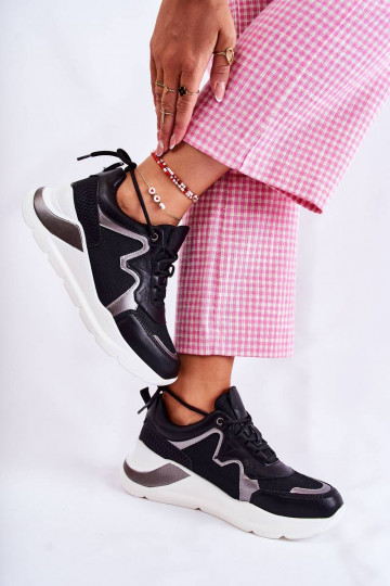 Scarpe da ginnastica modello scarpe colore nero Allie