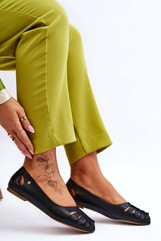 Comode ballerine in pelle naturale di... Comode ballerine in pelle naturale di...