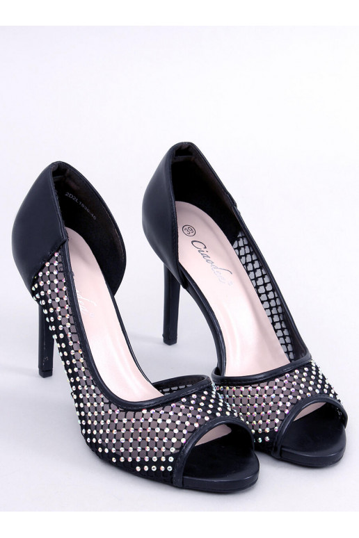 Scarpe col tacco VETRO NERO