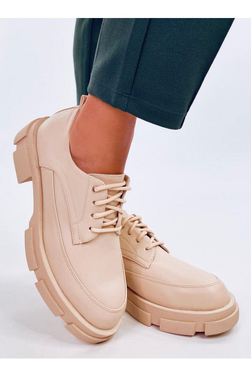 Mocassini con suola rialzata UNNA BEIGE