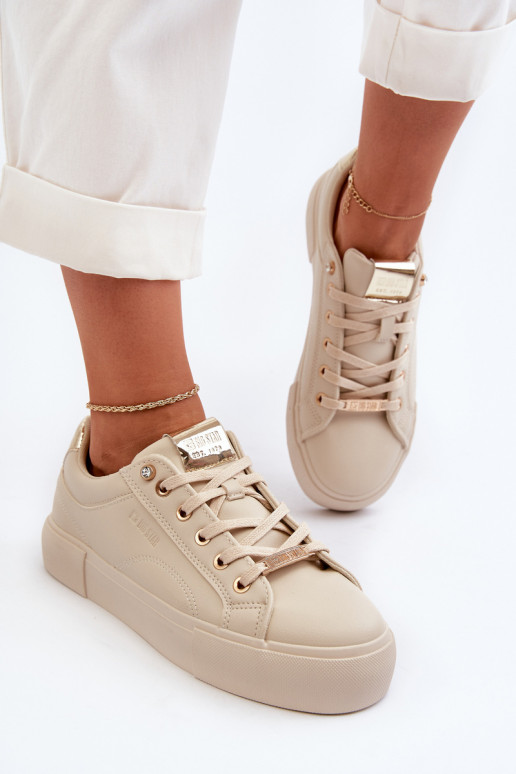 Scarpe da ginnastica modello Big Star beige