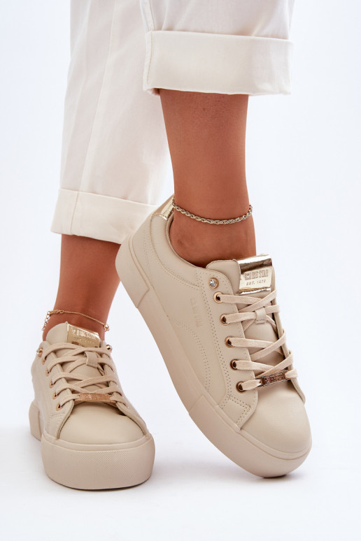 Scarpe da ginnastica modello Big Star beige
