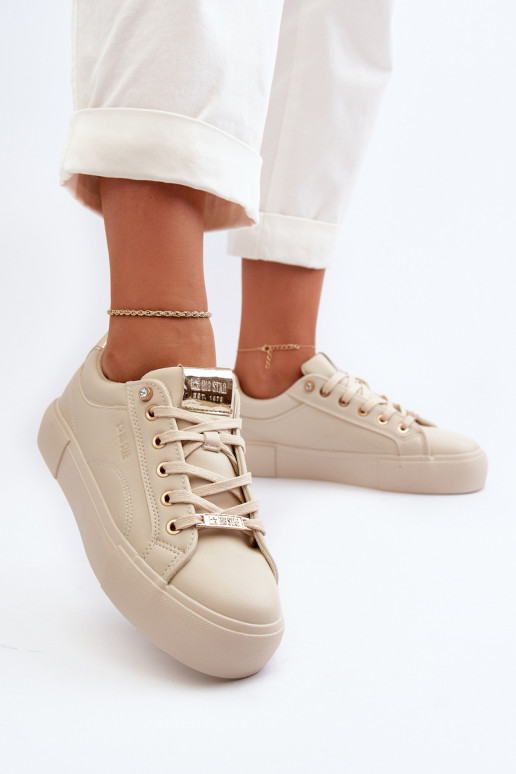 Scarpe da ginnastica modello Big Star beige