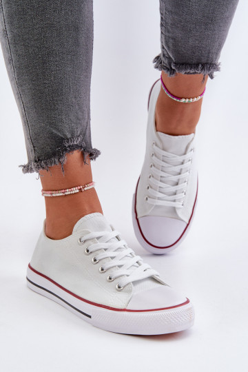 Sneakers modello classico di colore bianco Caelira