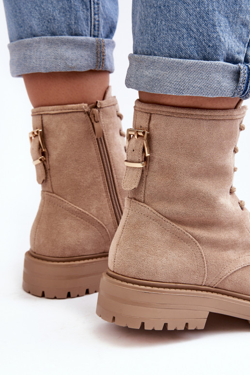 Stivaletti con cerniere in colore...