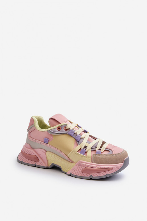 Scarpe Snekersy con suola massiccia...