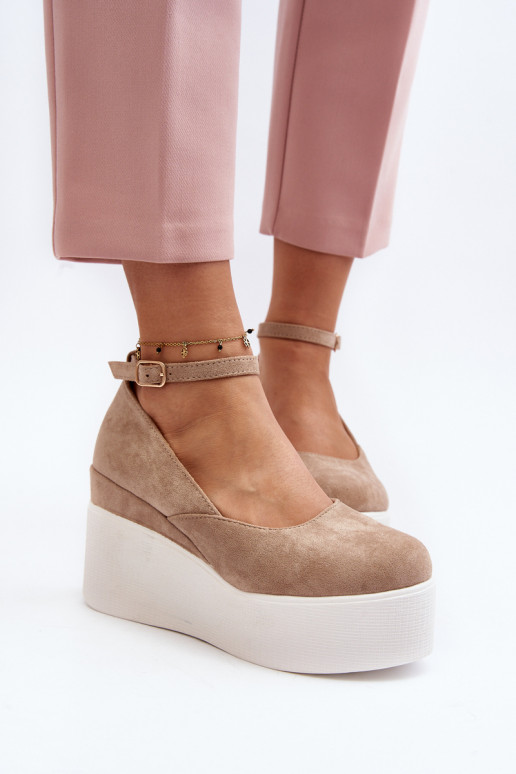 Espadrillas beige Malla