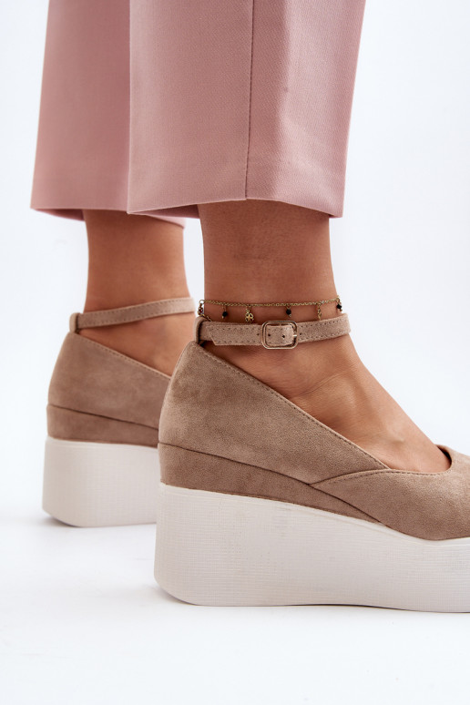 Espadrillas beige Malla