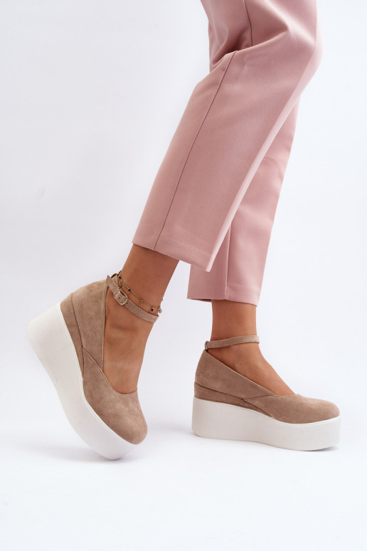 Espadrillas beige Malla Espadrillas beige Malla