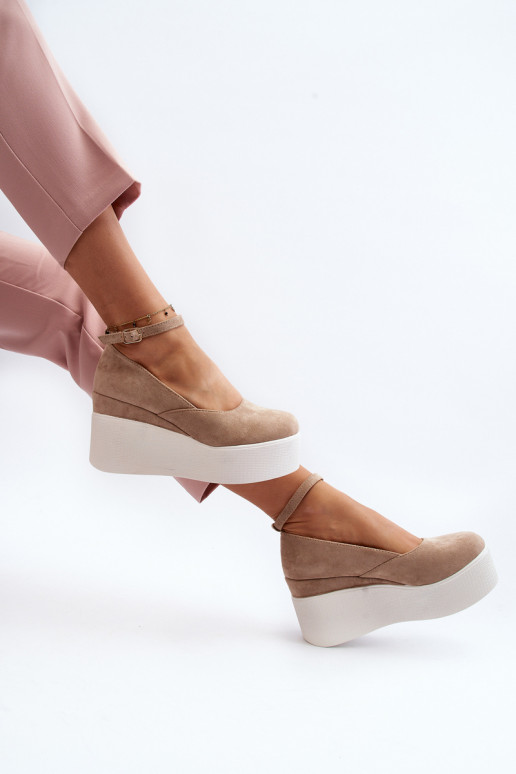 Espadrillas beige Malla