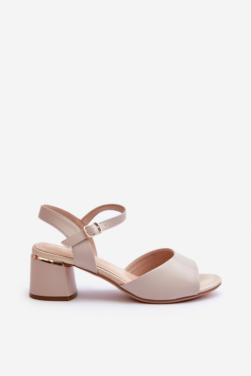 Sandali da donna con tacco basso di...