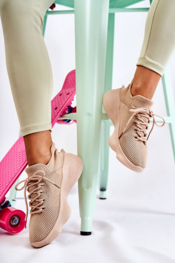 Scarpe sportive del modello di resistenza in colore beige Dalmiro