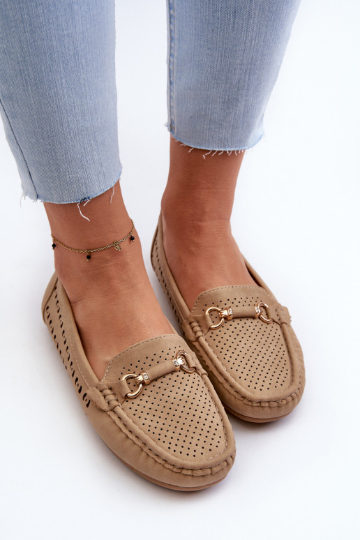 Mocassini da donna con elementi...