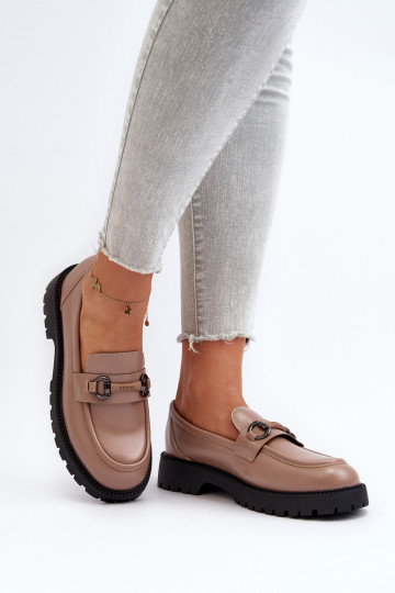 Mocassini beige Ledda