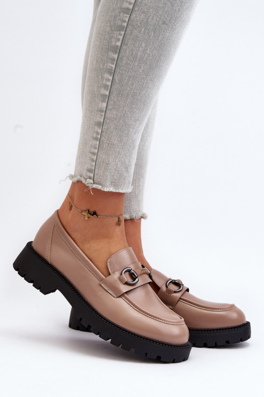 Mocassini beige Ledda